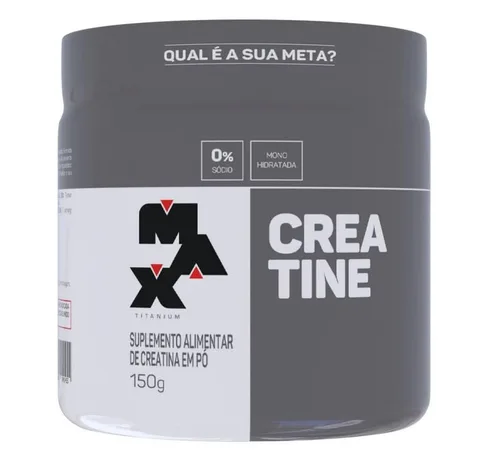 Creatina Max Titanium 150g — embalagem
