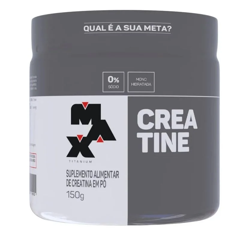 Creatina Max Titanium 150g — embalagem