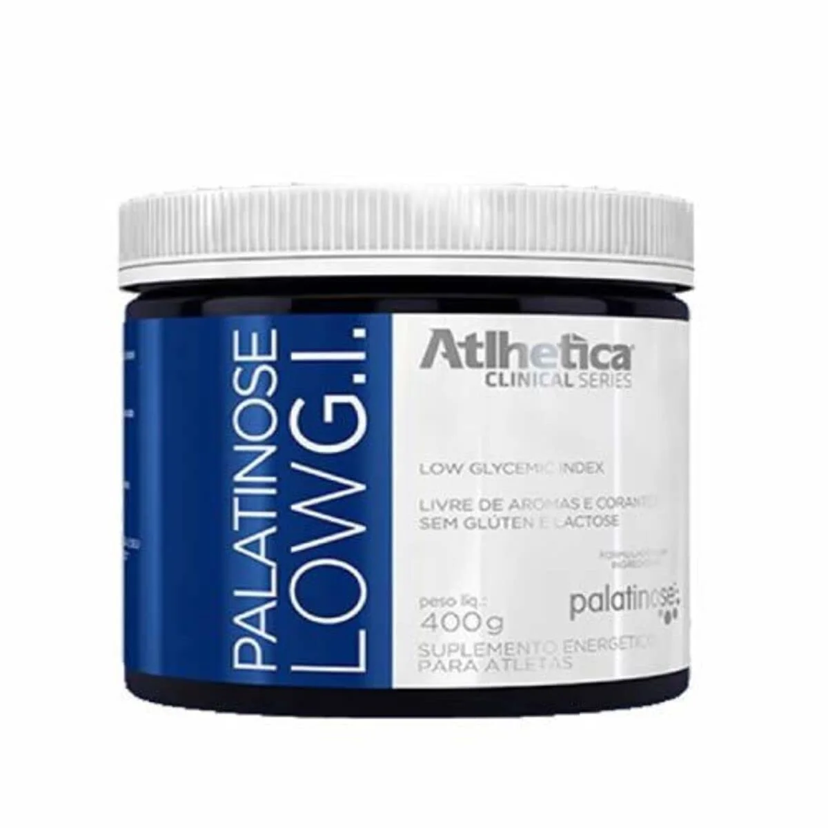 Palatinose Low GI Atlhetica Nutrition 400 g — embalagem