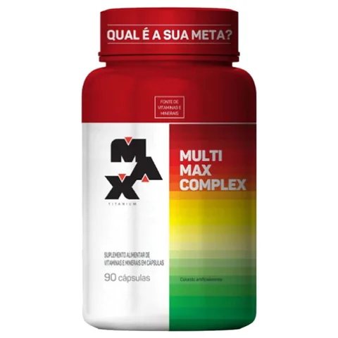 Multimax Complex Max Titanium 90 cápsulas — embalagem