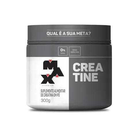 Creatina Max Titanium 300g — embalagem