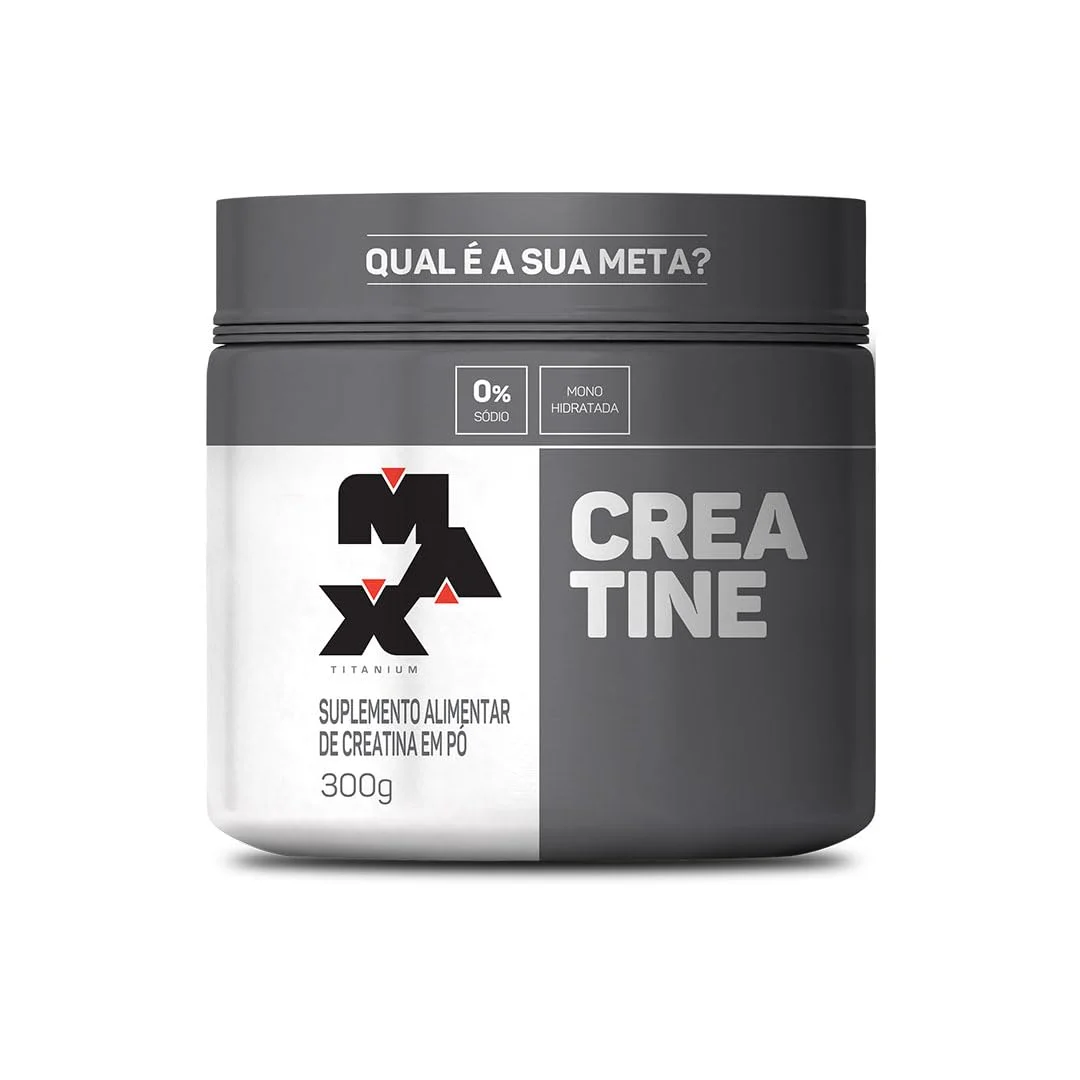 Creatina Max Titanium 300g — embalagem