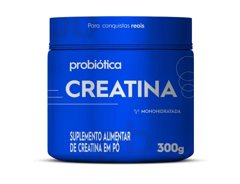 Creatina Probiótica 300g — embalagem