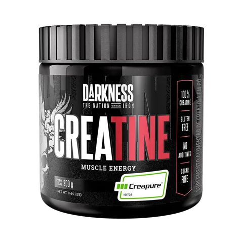 Creatina Creapure Darkness 200g — embalagem
