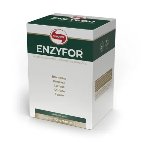 Enzyfor Vitafor 30 sachês — embalagem
