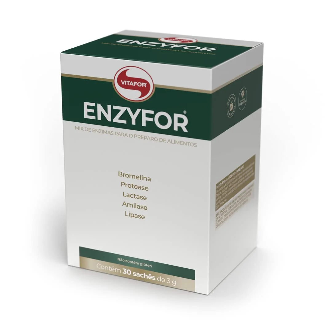 Enzyfor Vitafor 30 sachês — embalagem