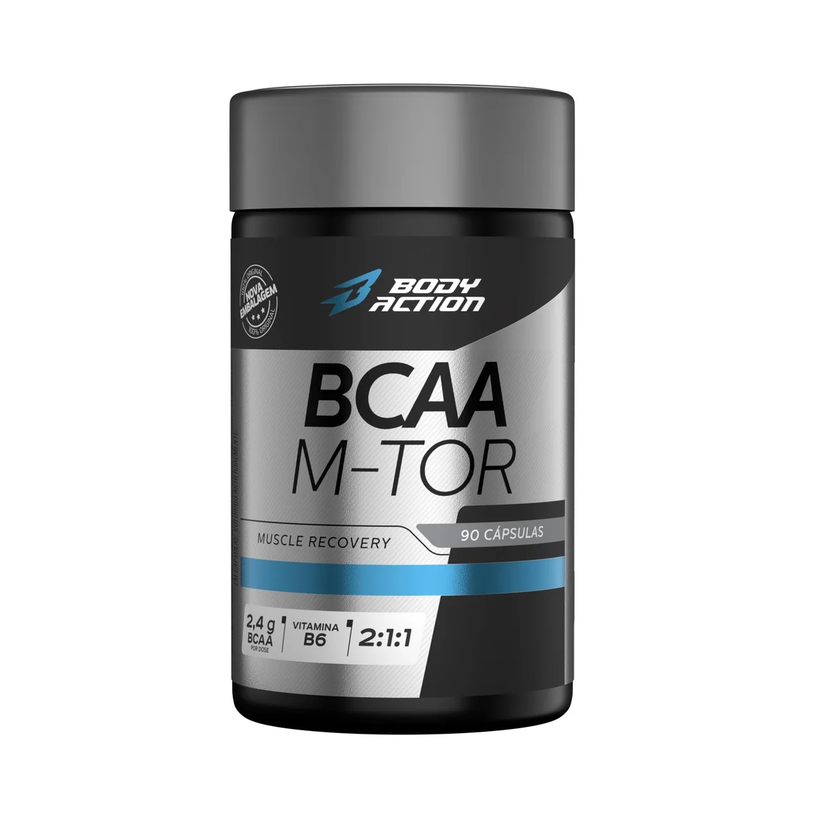 BCAA M-Tor Body Action 90 cápsulas — embalagem