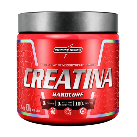 Creatina Hardcore Integralmédica 300g — embalagem
