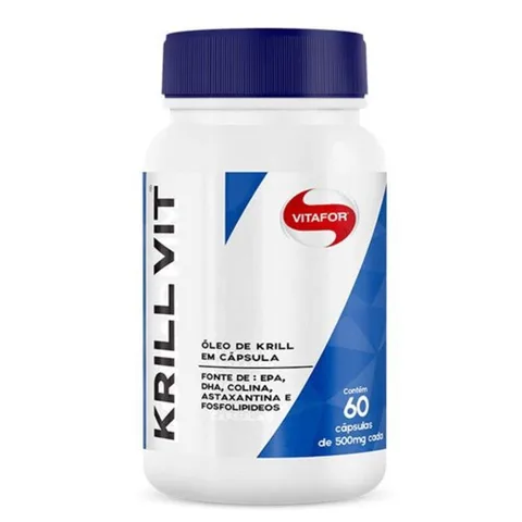 Krill Vit 60 cápsulas Vitafor — embalagem