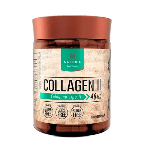 Collagen II Nutrify 60 cápsulas — embalagem