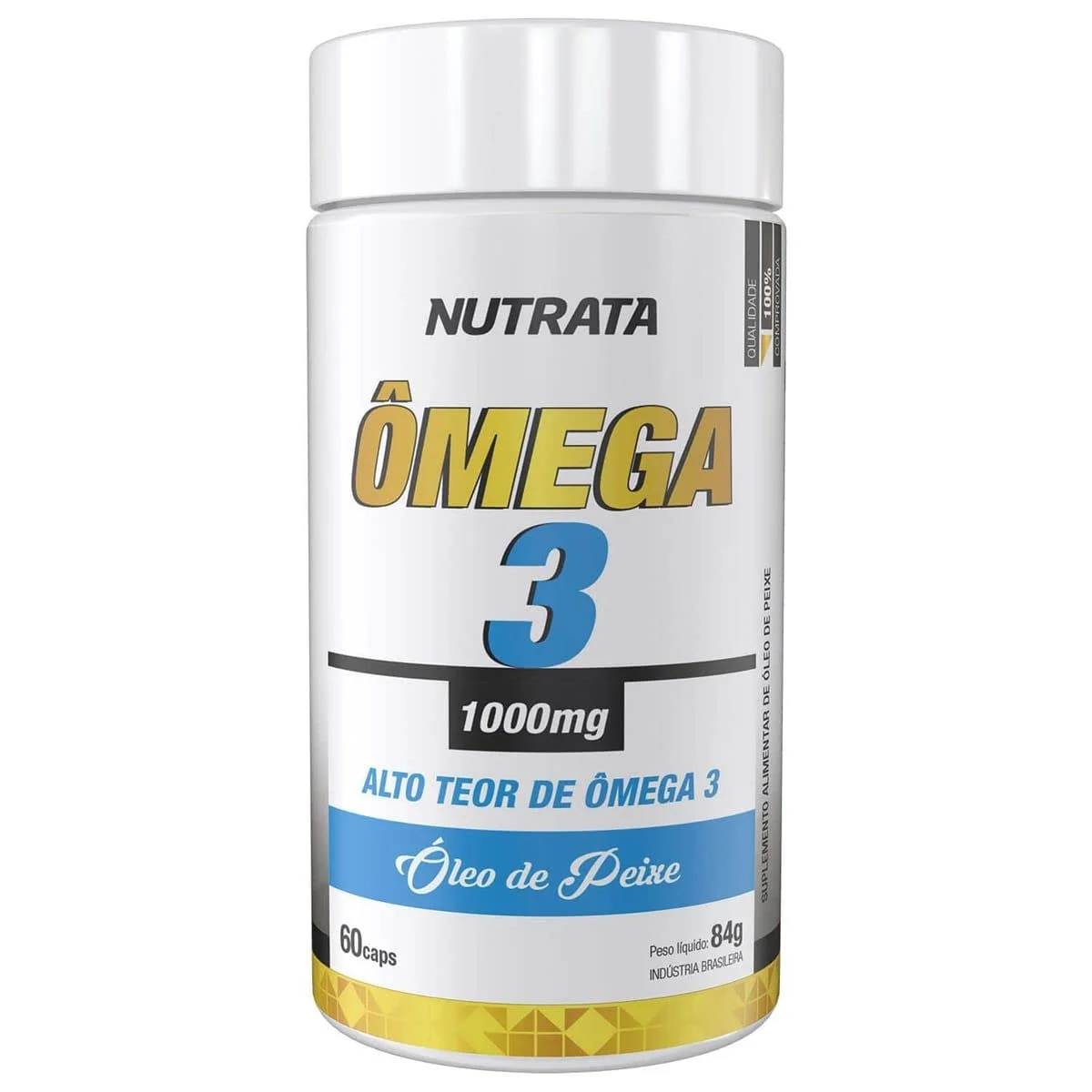 Ômega 3 Nutrata 60 cápsulas — embalagem