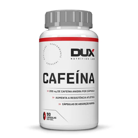 Cafeína DUX 90 cápsulas — embalagem