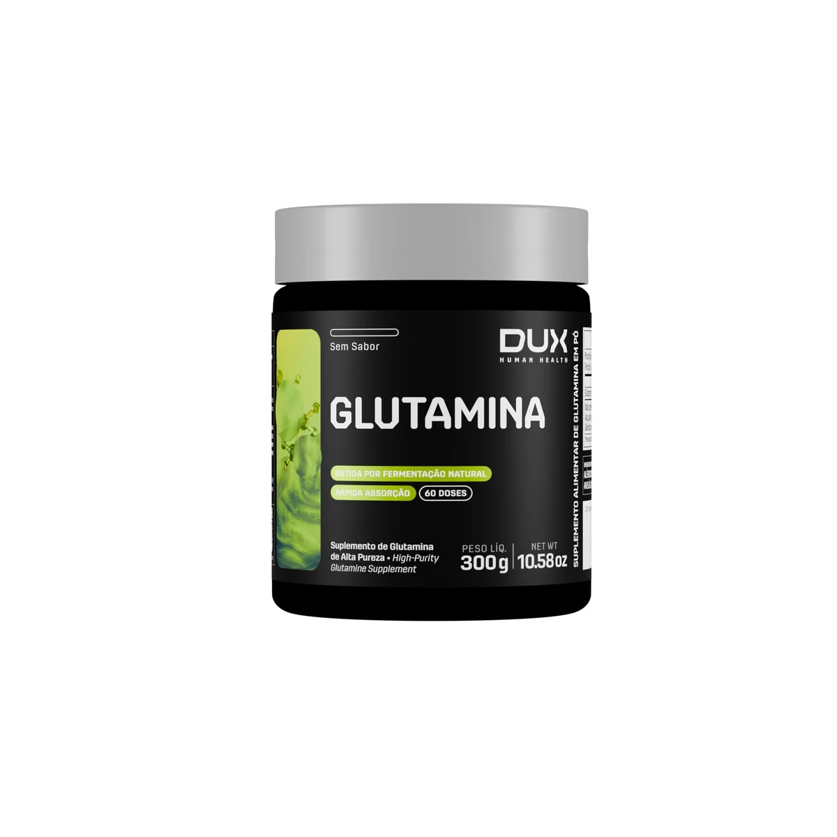 Glutamina DUX 300 g — embalagem