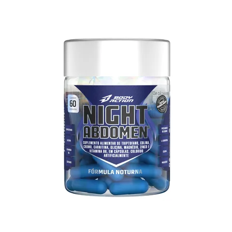 Night Abdomen Body Action 60 cápsulas — embalagem