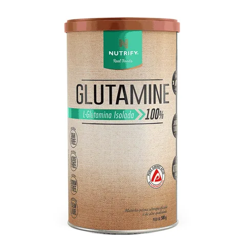 Glutamina Nutrify 500 g — embalagem