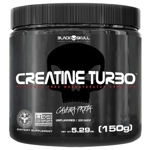 Creatina Turbo Black Skull 150g — embalagem