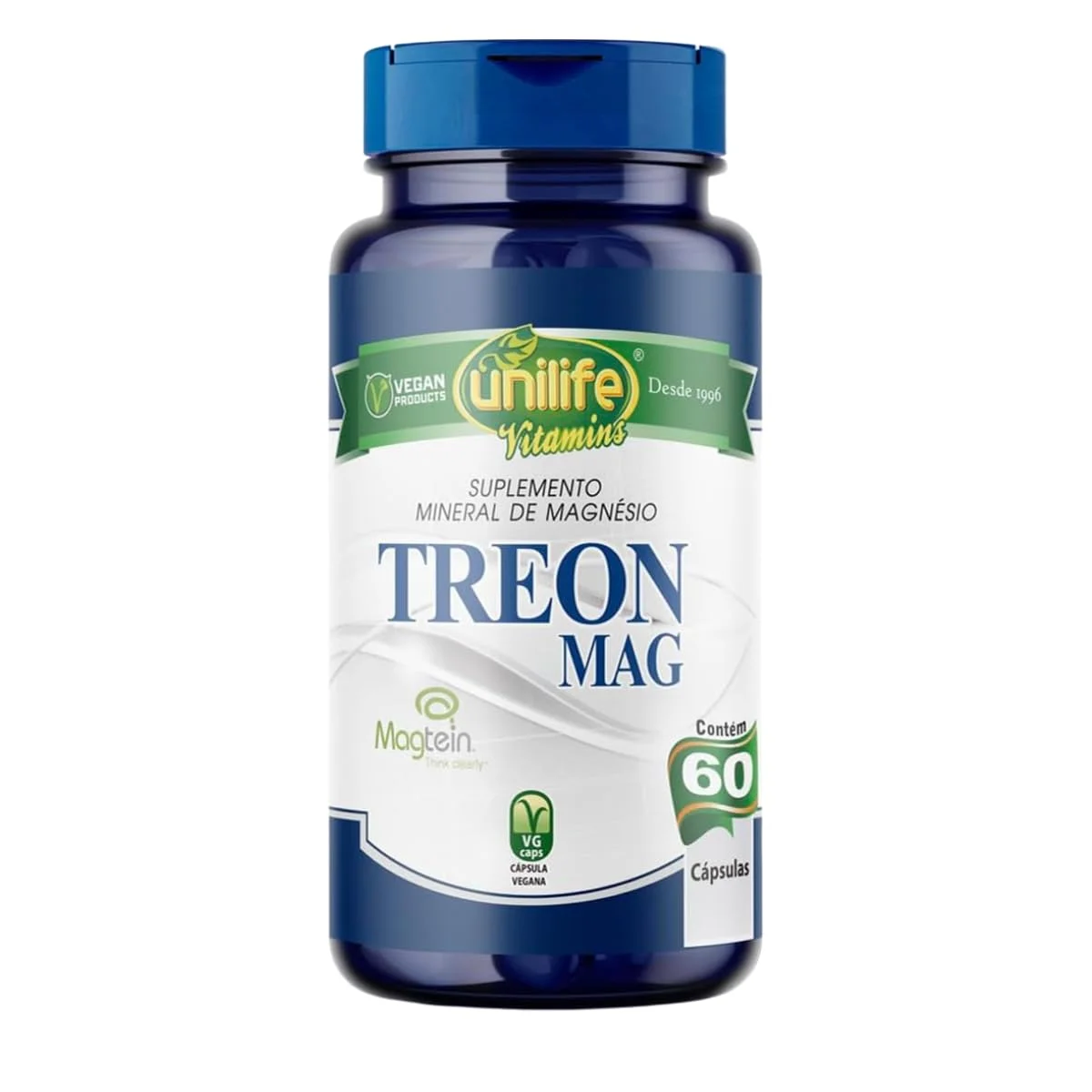 Treon Mag Unilife 710 mg 60 cápsulas — embalagem