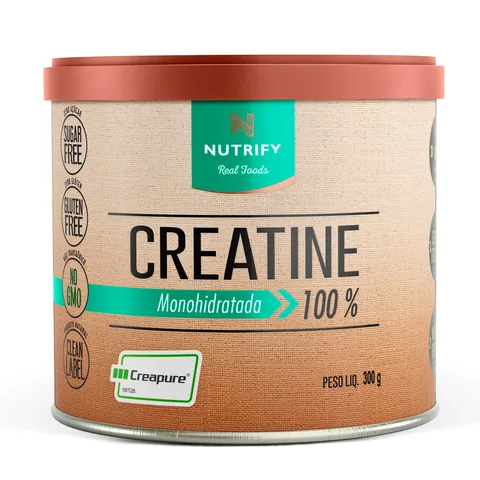 Creatina Creapure Nutrify 300 g — embalagem