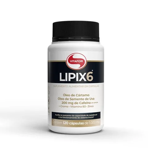 Lipix 120 cápsulas Vitafor — embalagem