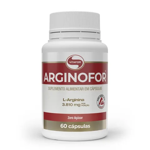 Arginofor 60 cápsulas Vitafor — embalagem