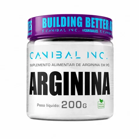 Arginina Canibal 200 g — embalagem
