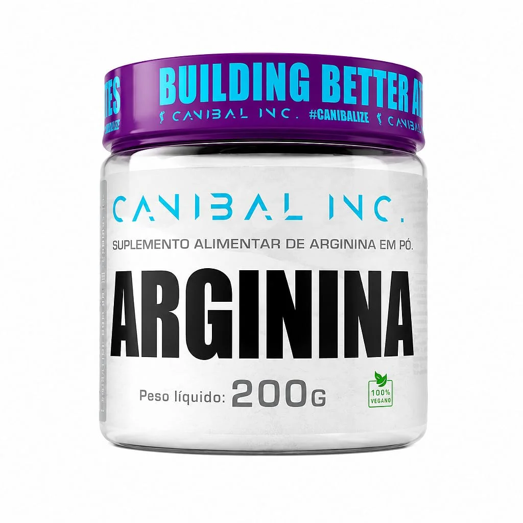 Arginina Canibal 200 g — embalagem