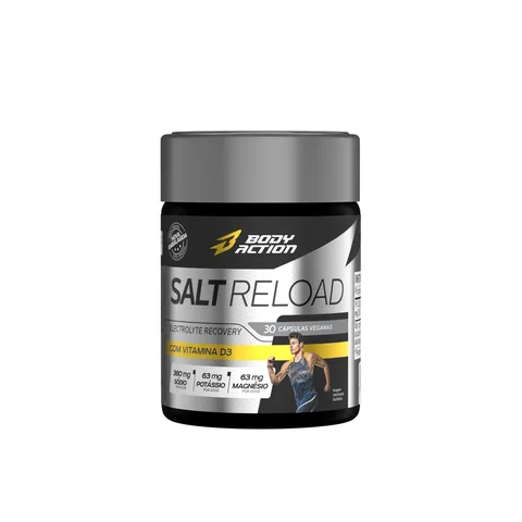 Salt Reload Body Action 30 cápsulas — embalagem