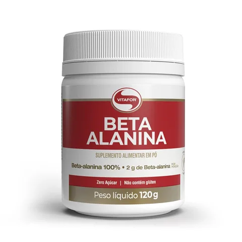 Beta Alanina 120 g Vitafor — embalagem