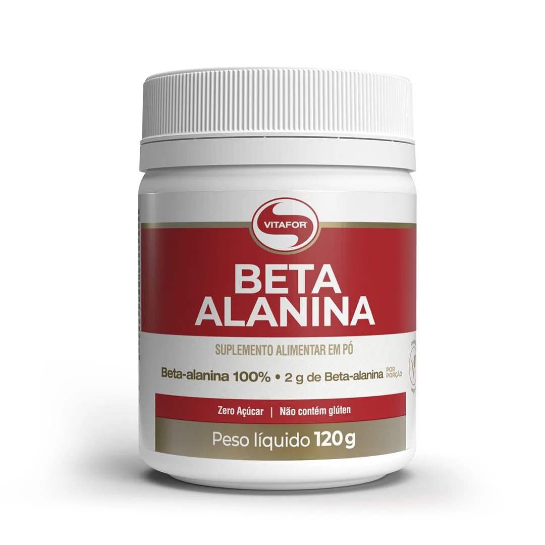 Beta Alanina 120 g Vitafor — embalagem