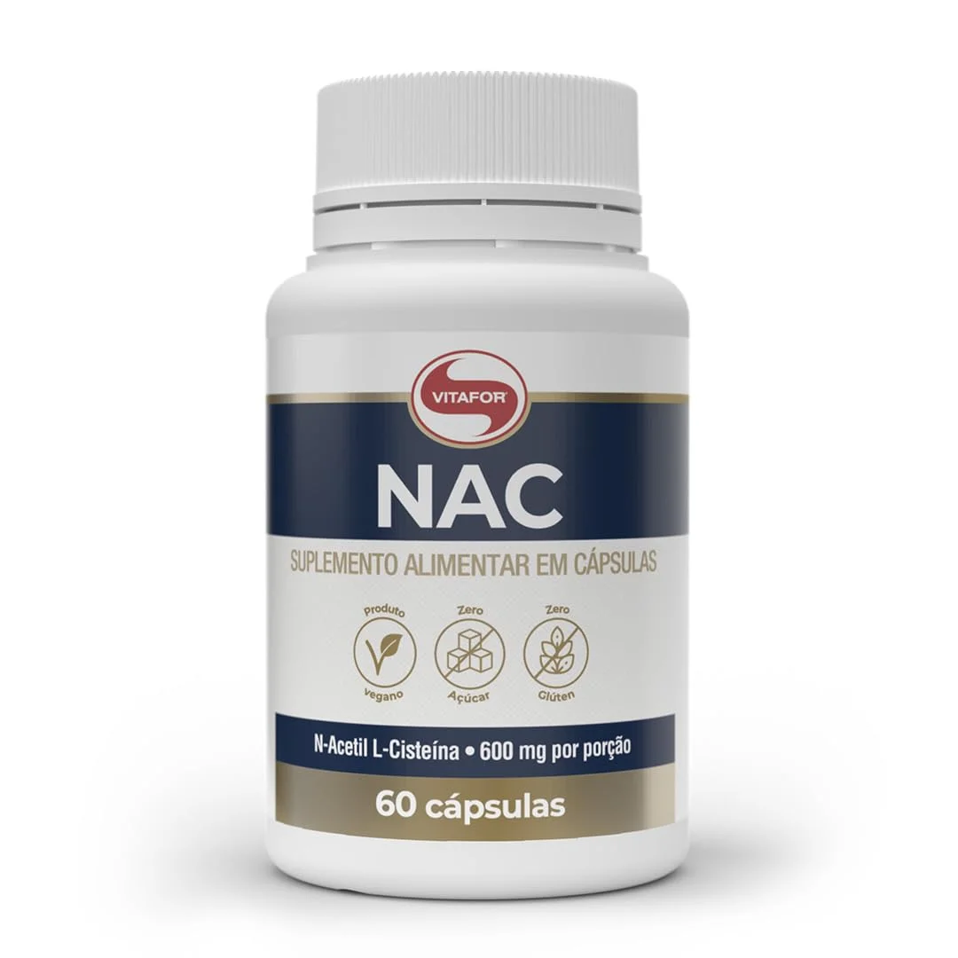 NAC 60 cápsulas Vitafor — embalagem