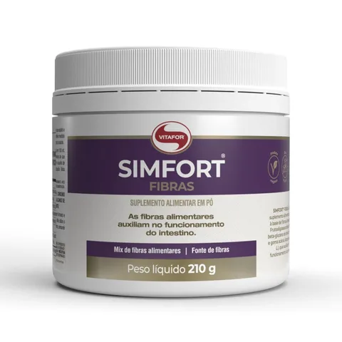 Simfort Fibras 210 g Vitafor — embalagem