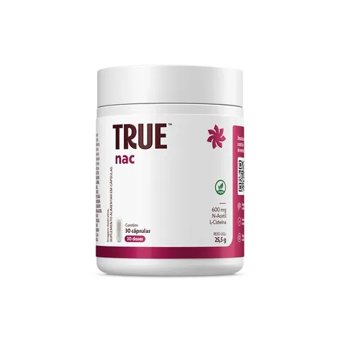 True NAC True Source 30 cápsulas — embalagem