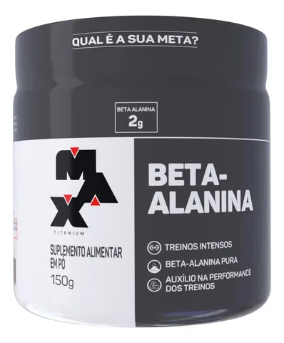 Beta-Alanina Max Titanium 150 g — embalagem