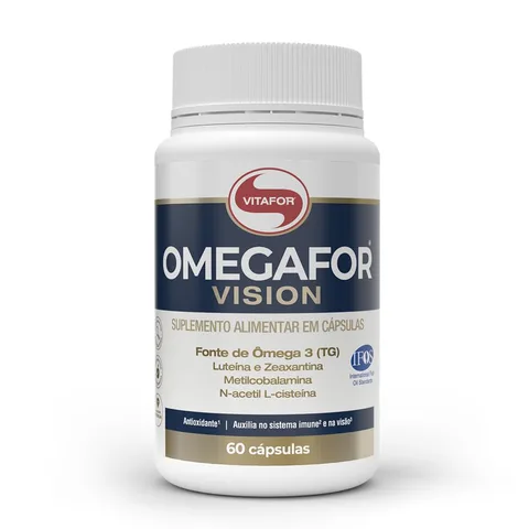 Omegafor Vision 60 cápsulas Vitafor — embalagem