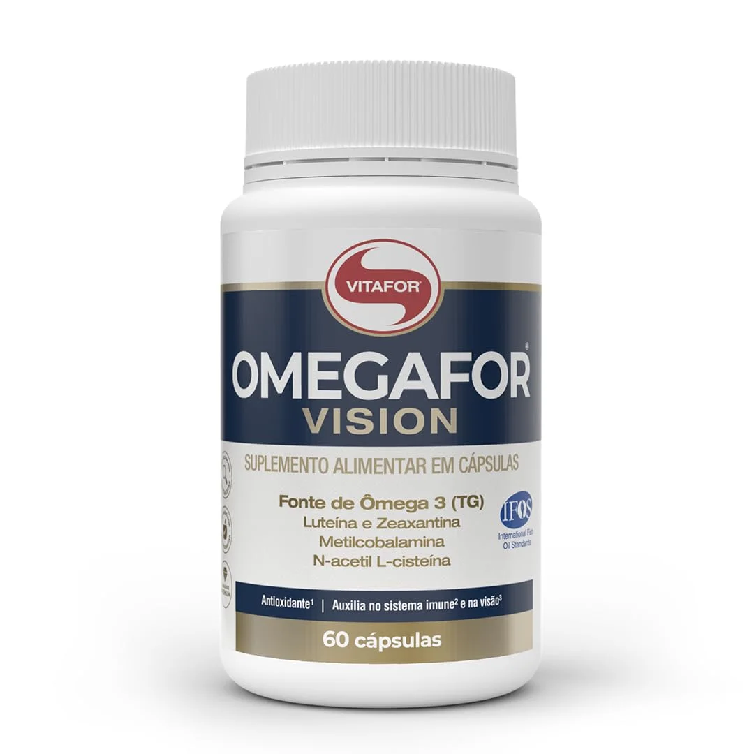 Omegafor Vision 60 cápsulas Vitafor — embalagem