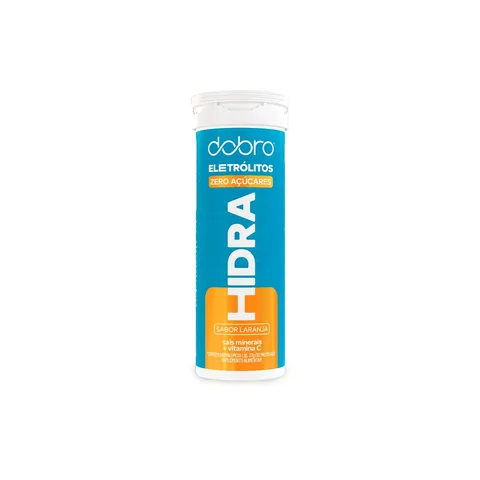 Hidra Eletrólitos Dobro Laranja tubo 37 g — embalagem