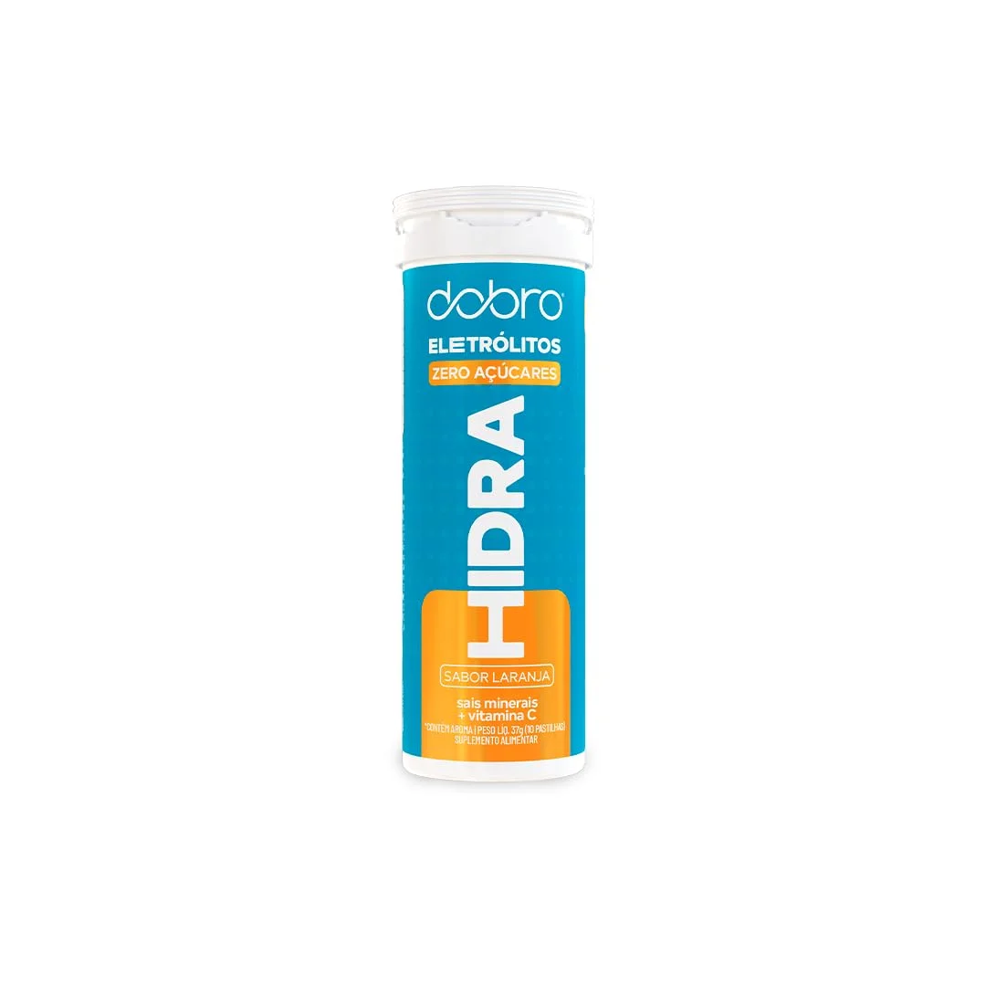 Hidra Eletrólitos Dobro Laranja tubo 37 g — embalagem