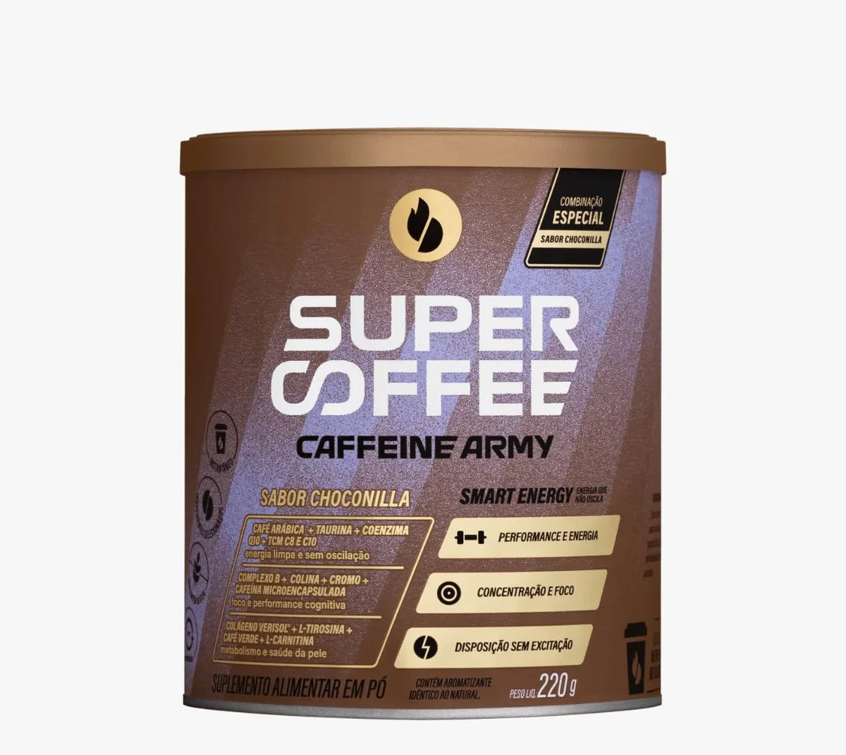 SuperCoffee Choconilla 220 g — embalagem Classic Size