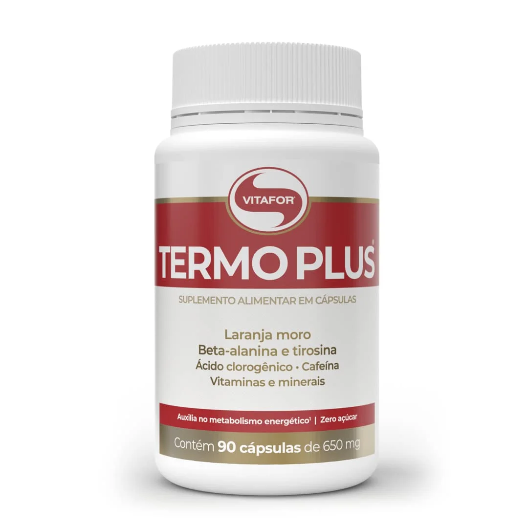Termo Plus Vitafor 90 cápsulas — embalagem