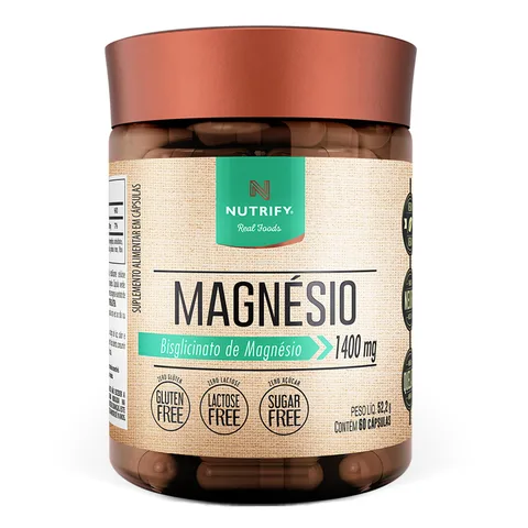 Magnésio Nutrify 60 cápsulas — embalagem