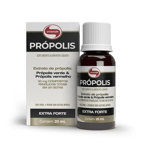 Própolis 20 ml Vitafor — embalagem