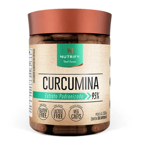 Curcumina Nutrify 30 cápsulas — embalagem