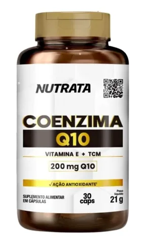 Coenzima Q10 Nutrata 30 cápsulas — embalagem