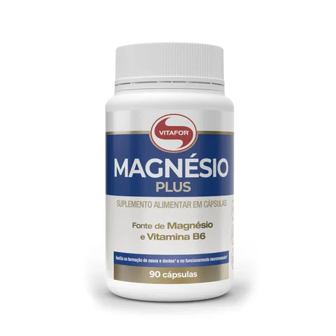 Magnésio Plus 90 cápsulas Vitafor — embalagem