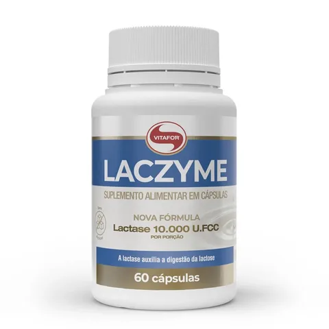 Laczyme 60 cápsulas Vitafor — embalagem