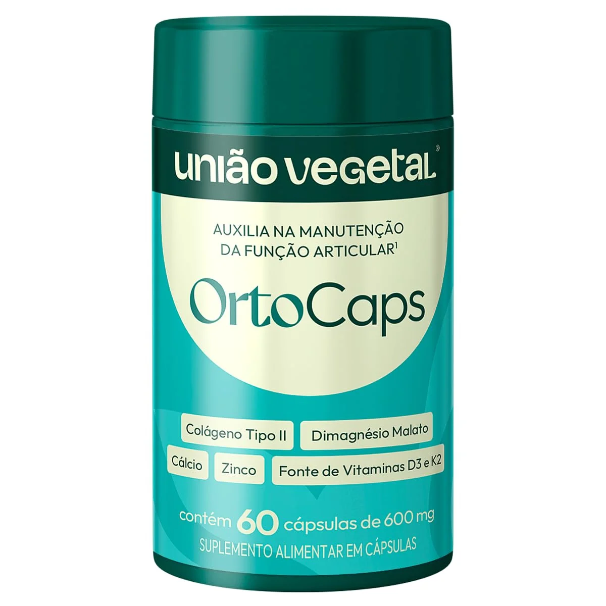 Ortocaps 60 cápsulas União Vegetal — embalagem