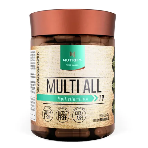 Multi All Nutrify 60 cápsulas — embalagem