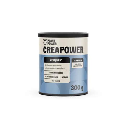 Creapower Creatina Creapure Plant Power 300 g — embalagem