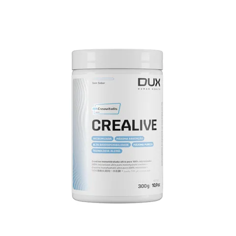 Creatina Crealive Creavitalis DUX 300g — embalagem