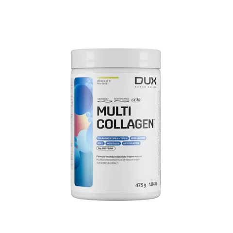 Multi Collagen DUX Abacaxi com Hortelã 475 g — embalagem